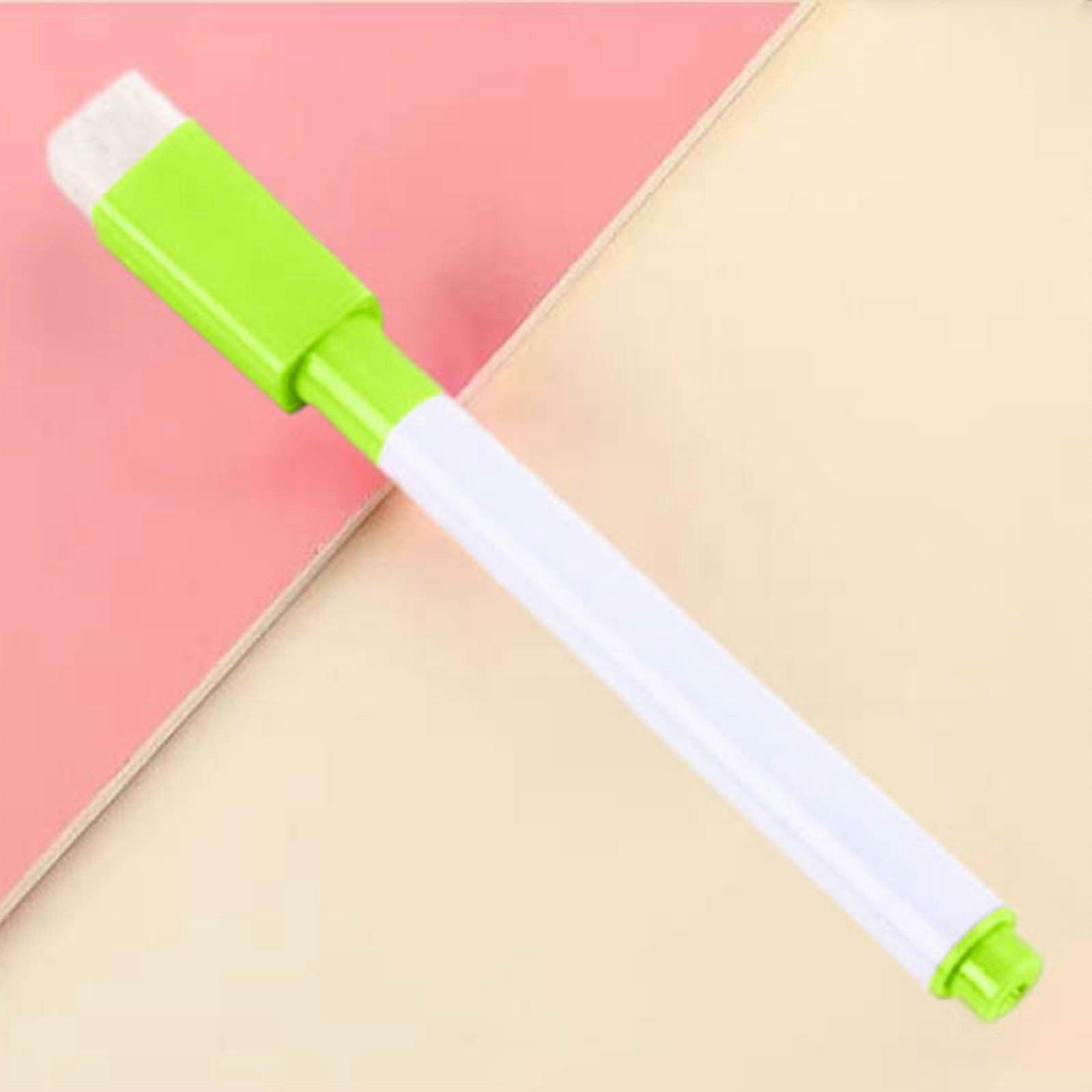 Small Whiteboard Pen 0.8ml Waterborne Pen With Brush Tracing Red Erase Pen Teaching Display Training