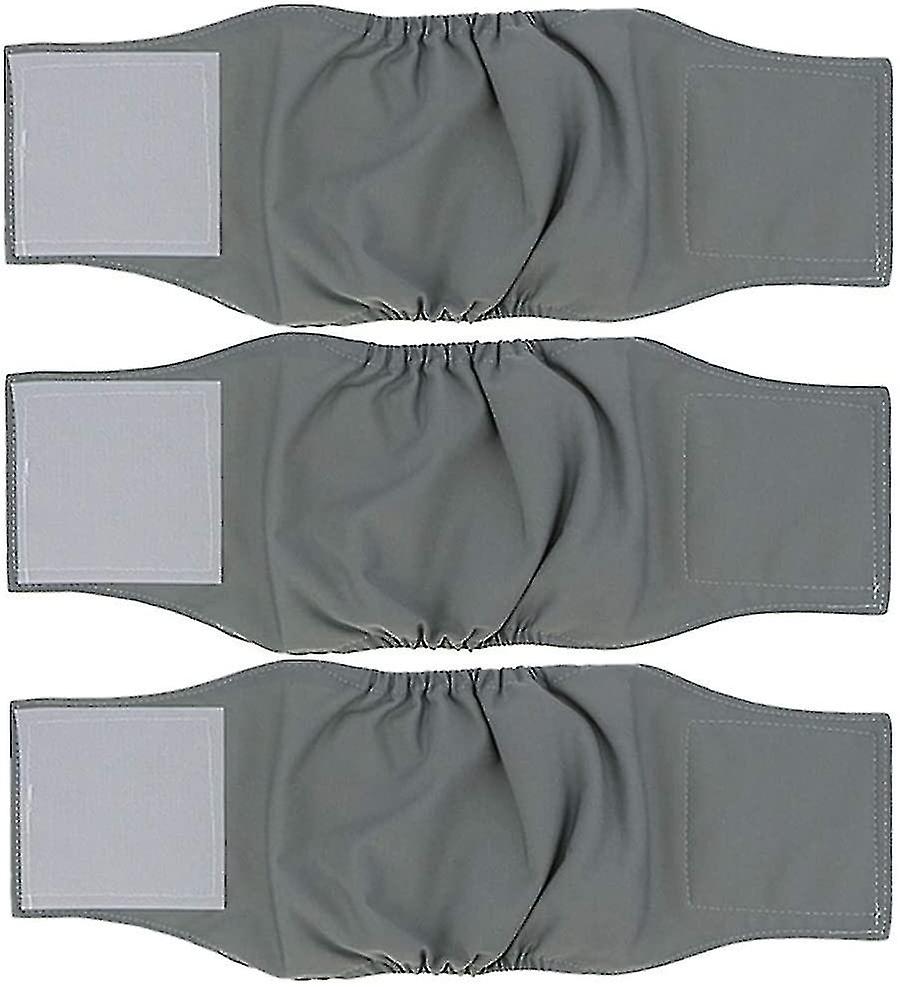 Dog Diapers-comfortable, Durable, Reusable Dog Diapers,grey