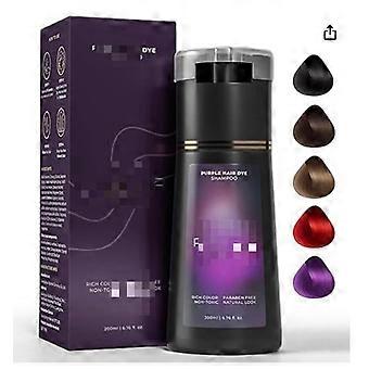 POLAR purple shampoo dye plant formula gentle fast coloring shampoo one wash color dye