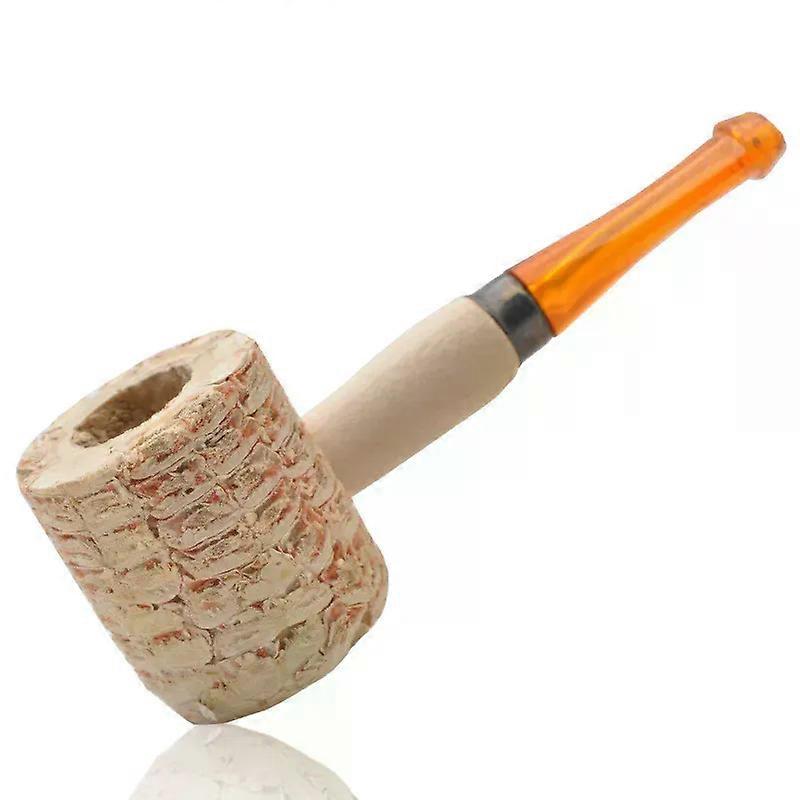 Corn pipe natural corn cob pipe entertaining customers novice corn pipe disposable pipe small and portable