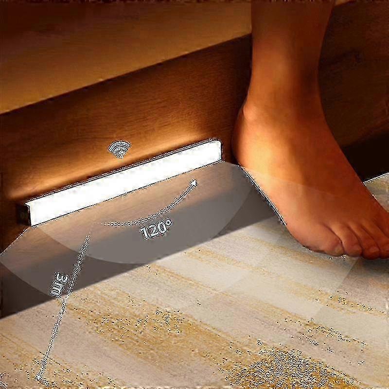 Luz Noturna LED com Sensor de Movimento Sem Fio, Auto-On para Escada, Armário, Quarto, Corredor e Parede