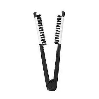 Straightening Brush Stable Breathable Design Double Sided Protective Reliable Durable Hairdressing T