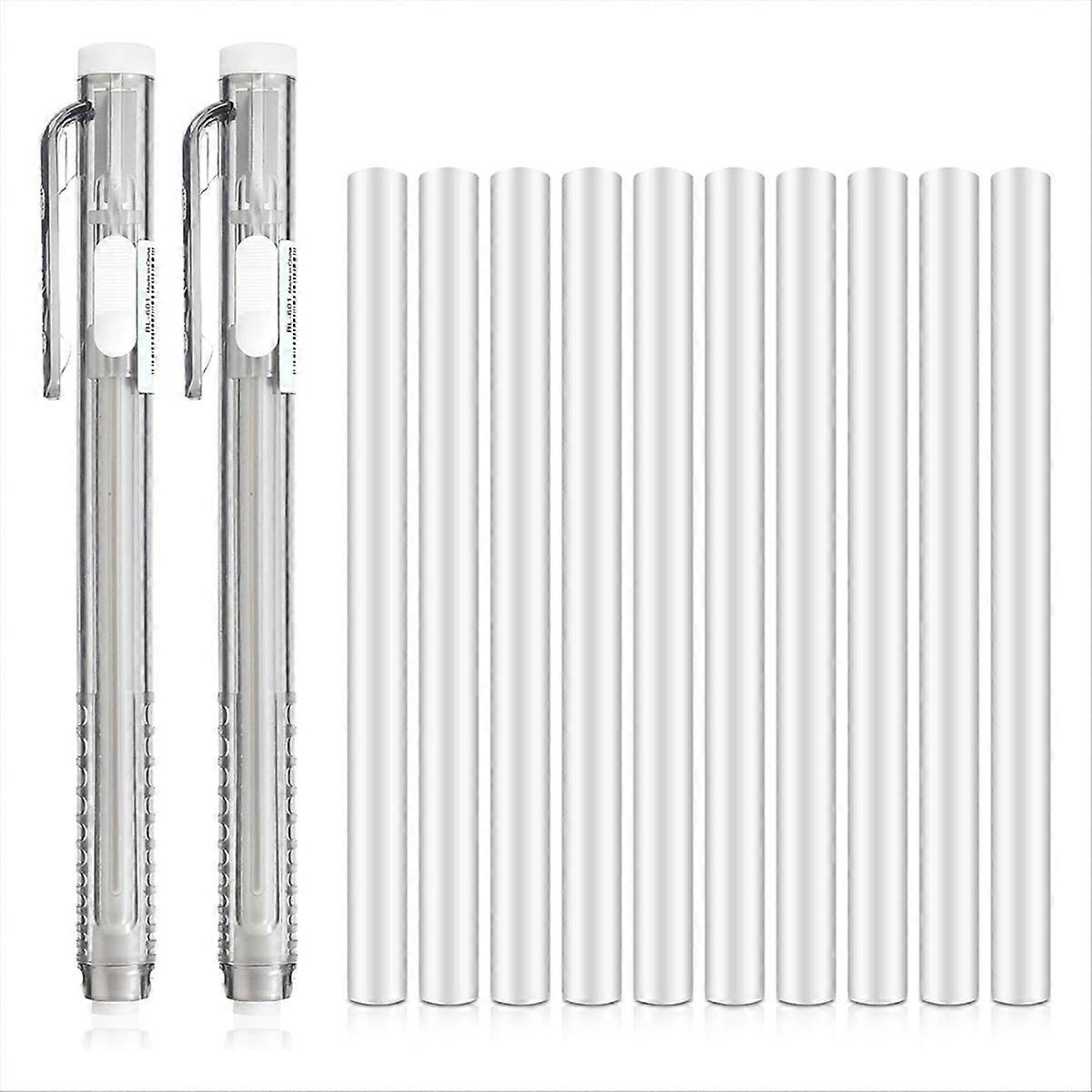 2Pcs Mechanical Eraser Pen for Artists Drawing Drafting Painting