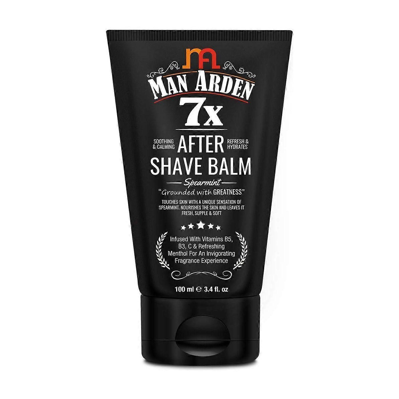 Aftershavebalsem met munt (100 ml), 7x Aftershavebalsem met munt, Man Arden
