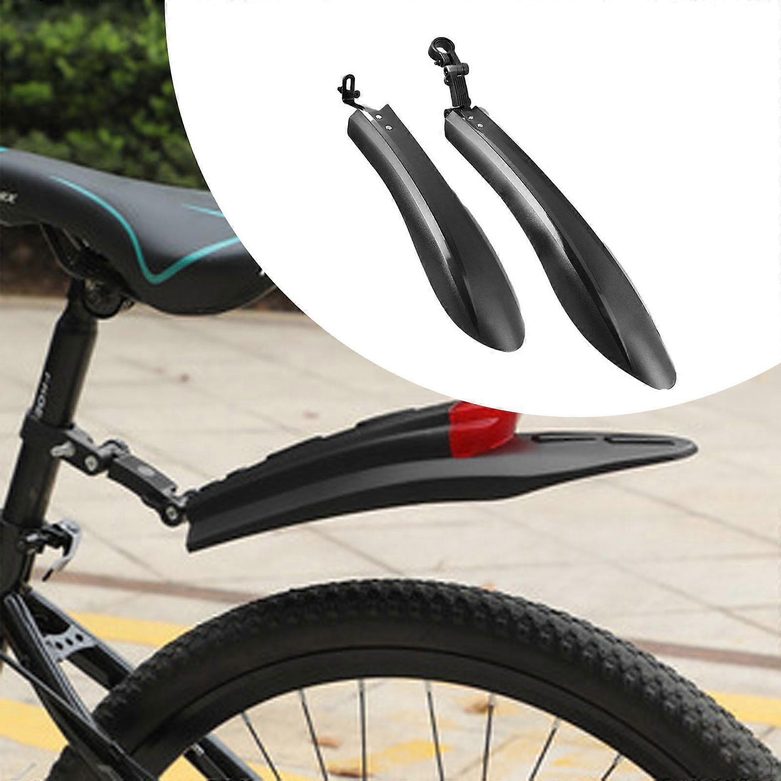 Mountain Bike Mudguard Set Front and Rear Accessory Adjustable Replace Parts Simple Assembly for