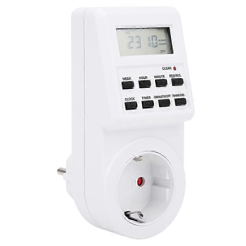 Electrical Time Control Switch Plug&#8209;in Timer Socket LCD Display TM03Hwy