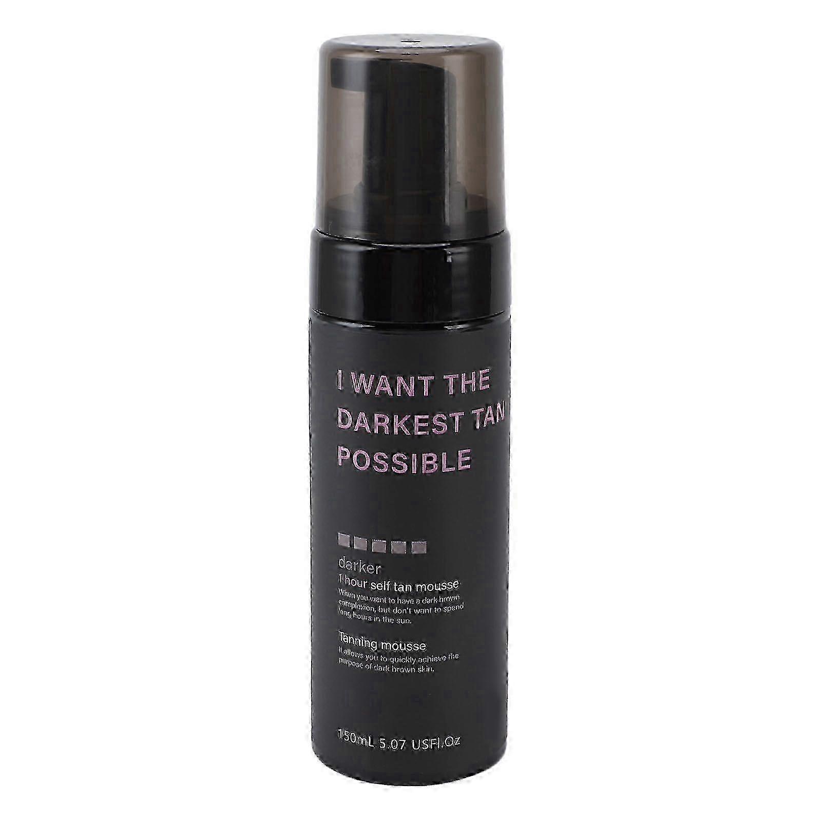 Latest Model 150ml Dark Self Tanning Foam Enriched with Argan Oil Even Sk...