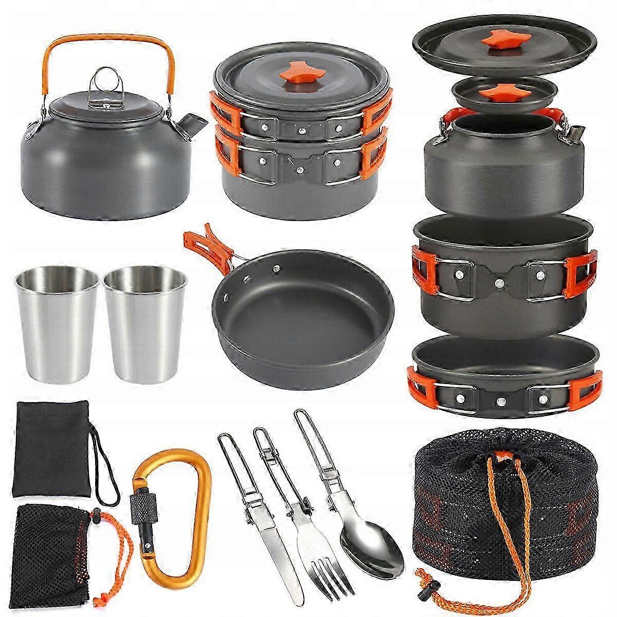 Tourist Set Kettle Pot Frying Pan Set