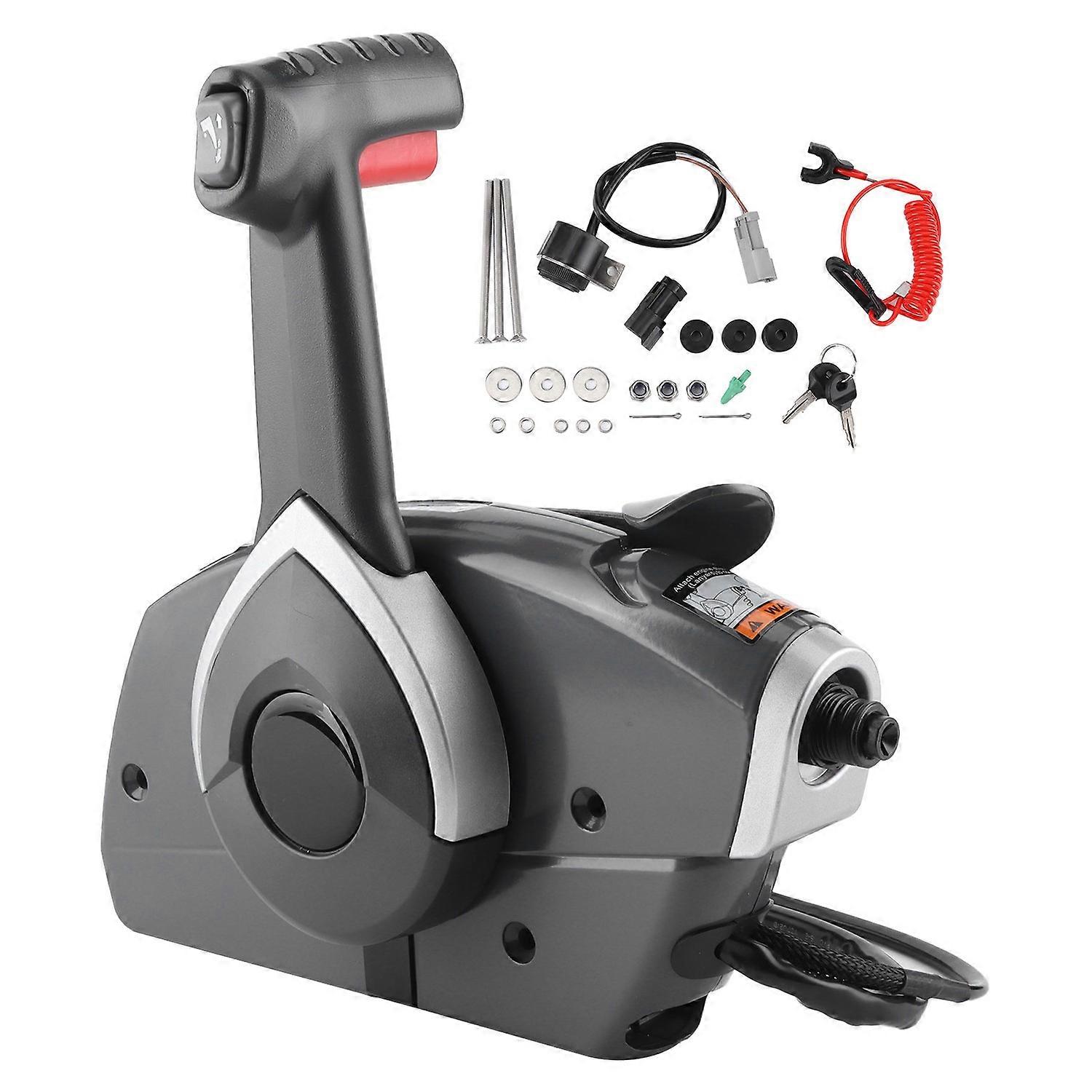 Outboard Remote Control Box Assembly with Lifting Adjustment 5006180 Prewired Surface Mount Fit for 