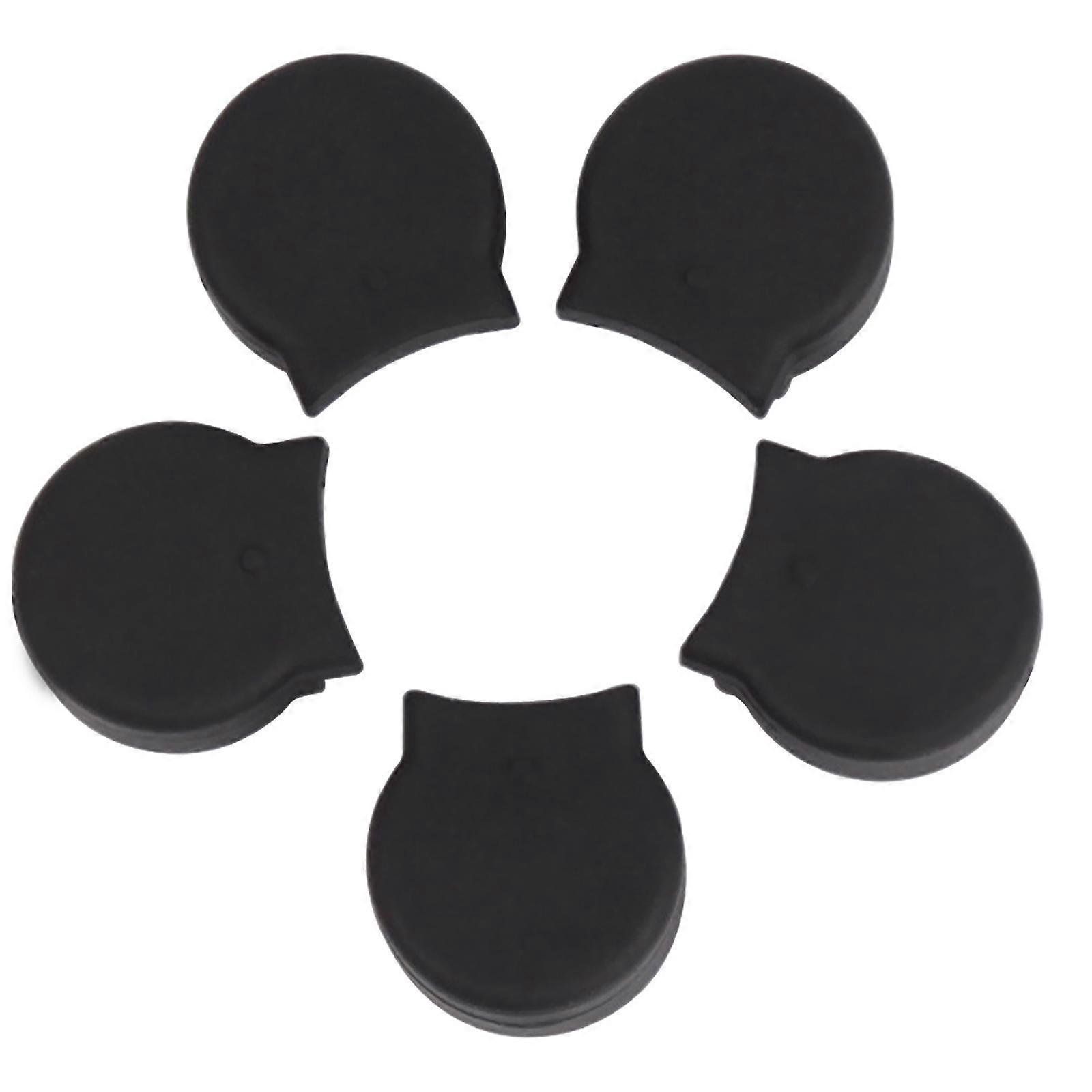 5 יחידות קלרינט משענת אגודל מגן כרית גומי קלרינט כרית אגודל החלפת כיסוי אצבע נוח השתמש בקלות בצבעוניות