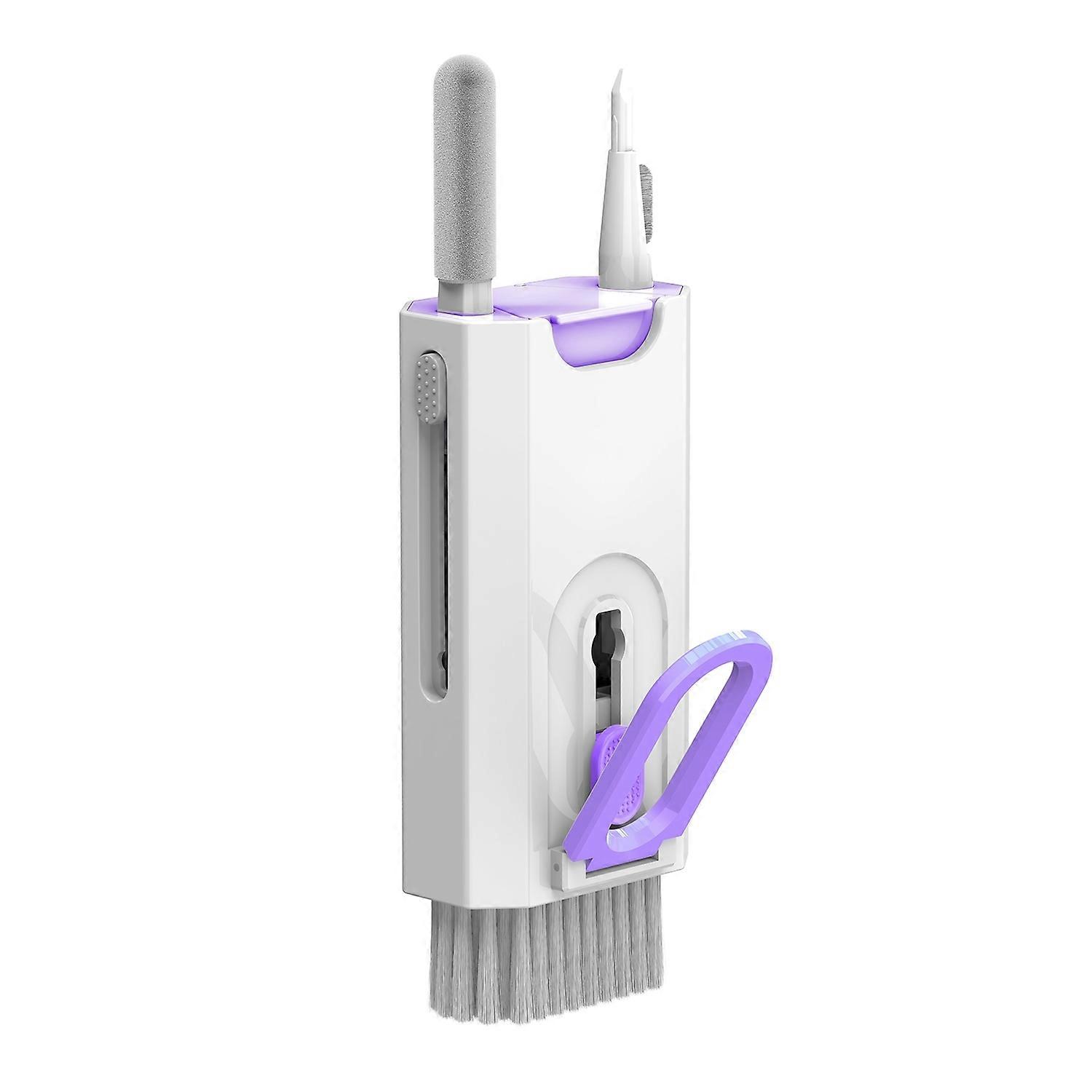 Q8 8 in 1 Multi-function Headset Cleaning Pen White+Purple