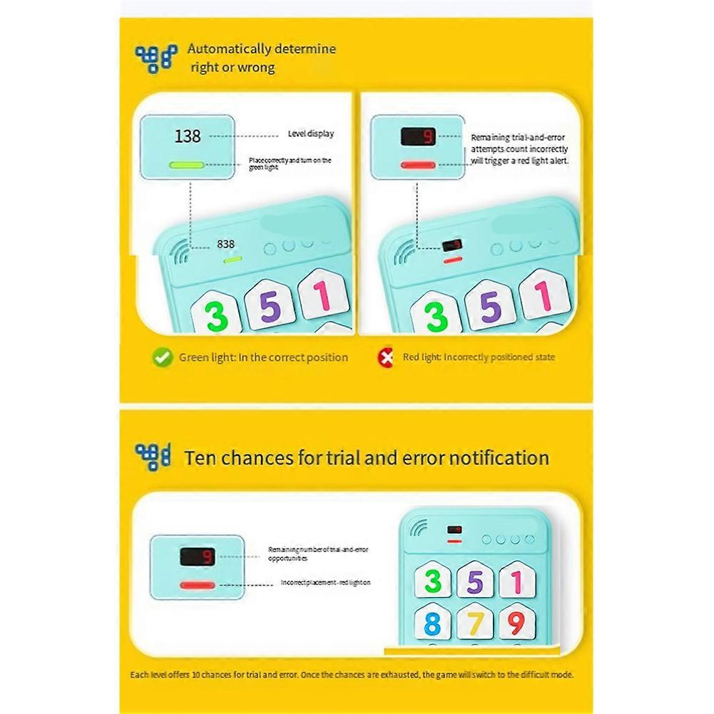 Matematikk Intelligent Elektronisk Sudoku Sjakkbrett Stigeopplæring Puslespill Læringsspillkonsoll