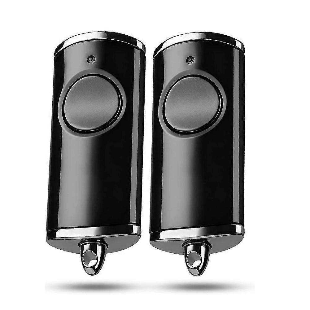 Garage Door Handheld Transmitter for Hormann HSE1-868-BS, Glossy Black, 1 Button Function,for Hormann HS1 HSE2 BiSecur