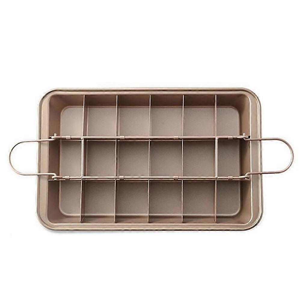Bread Cake Pan Baking Utensils Non-Stick Baking Pan Square Grid Chocolate Dessert Cake Mold