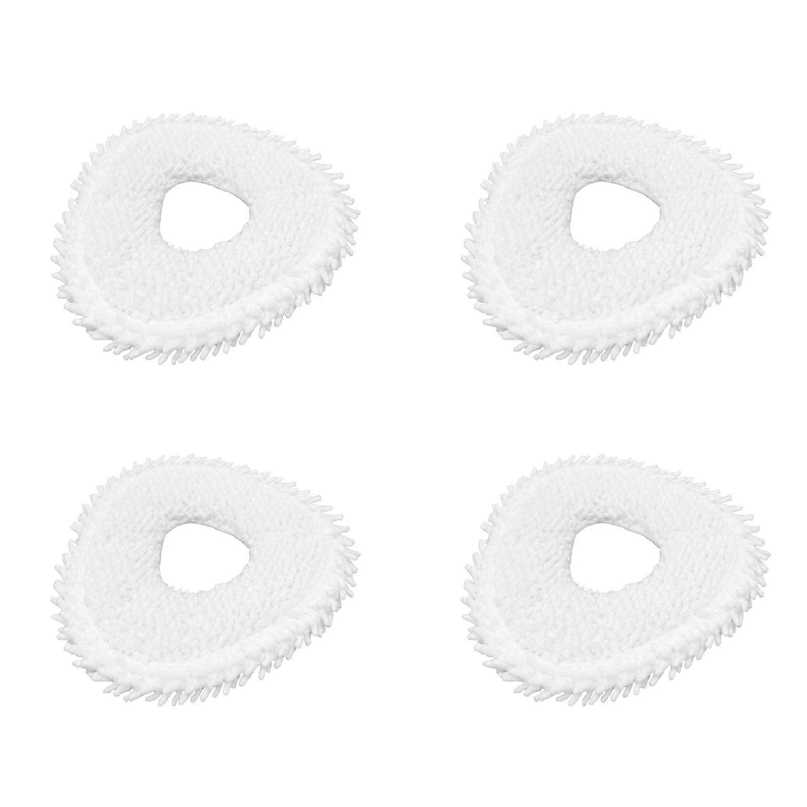 Pack of 4 Mop Cloths Sweeping Robot Mop Cloth Sweeping Robot Replacement Parts Cloth Mopping Pads Set for Narwal J4 Multicolor