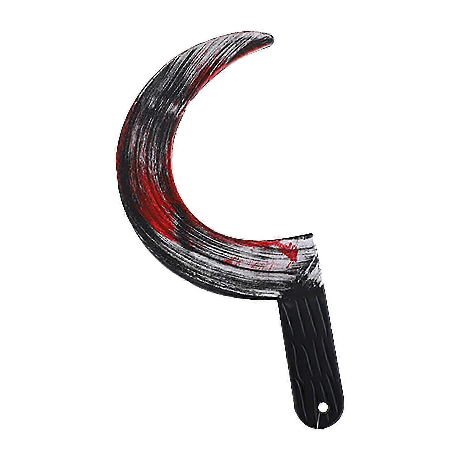 Halloween Plastic Weapon Simulation Axe And Sickle Stage Performance Props