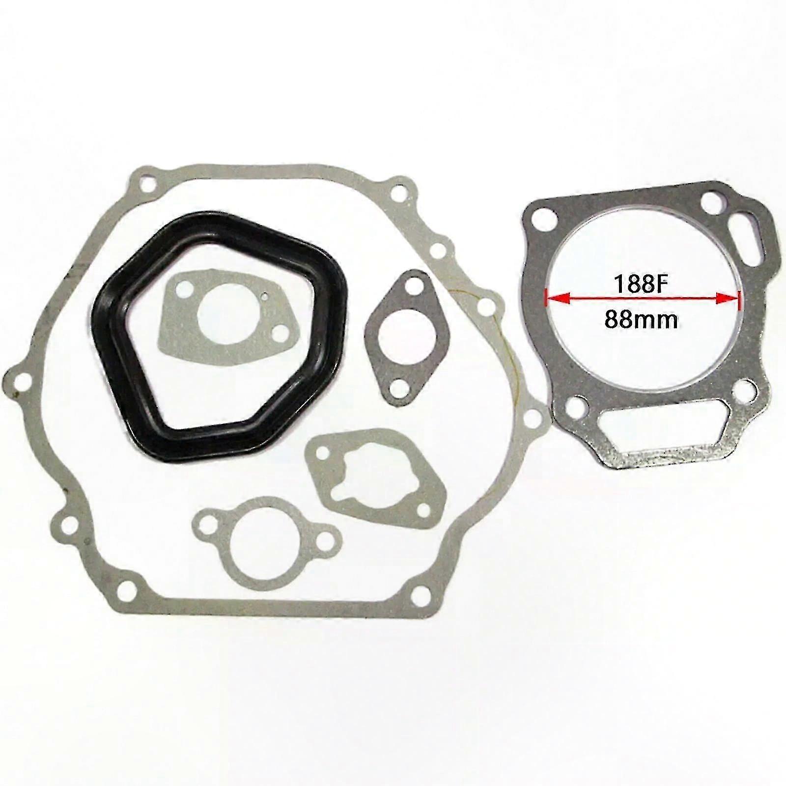 Gasket Set for 4-Stroke Petrol Engines 5-8KW Generator Trimmer GX390 GX420 188F/190F Replacement Parts