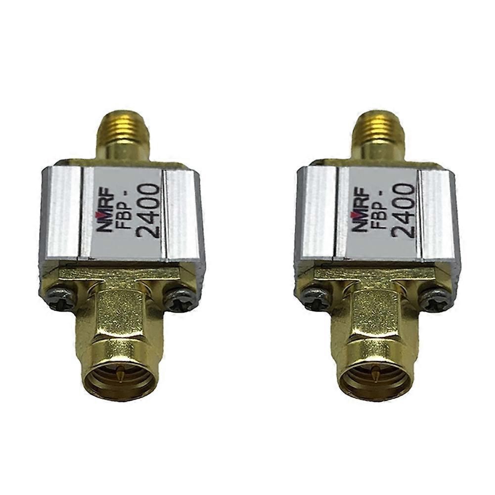 2X FBP-2400 2.4G 2450MHz BandPass Filter Zigbee Anti-Jamming Dedicated SMA Interface