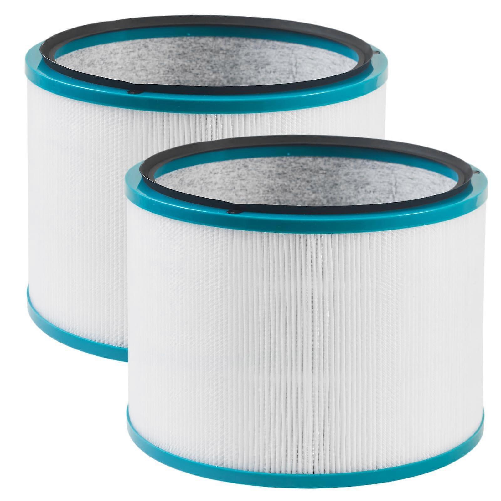 Air Purifier Replacement Filter H13 True HEPA with Activated Carbon for Compatible Models HP01 HP02 HP03 DP01 DP03, Captures Dust Smoke, 2 Pack
