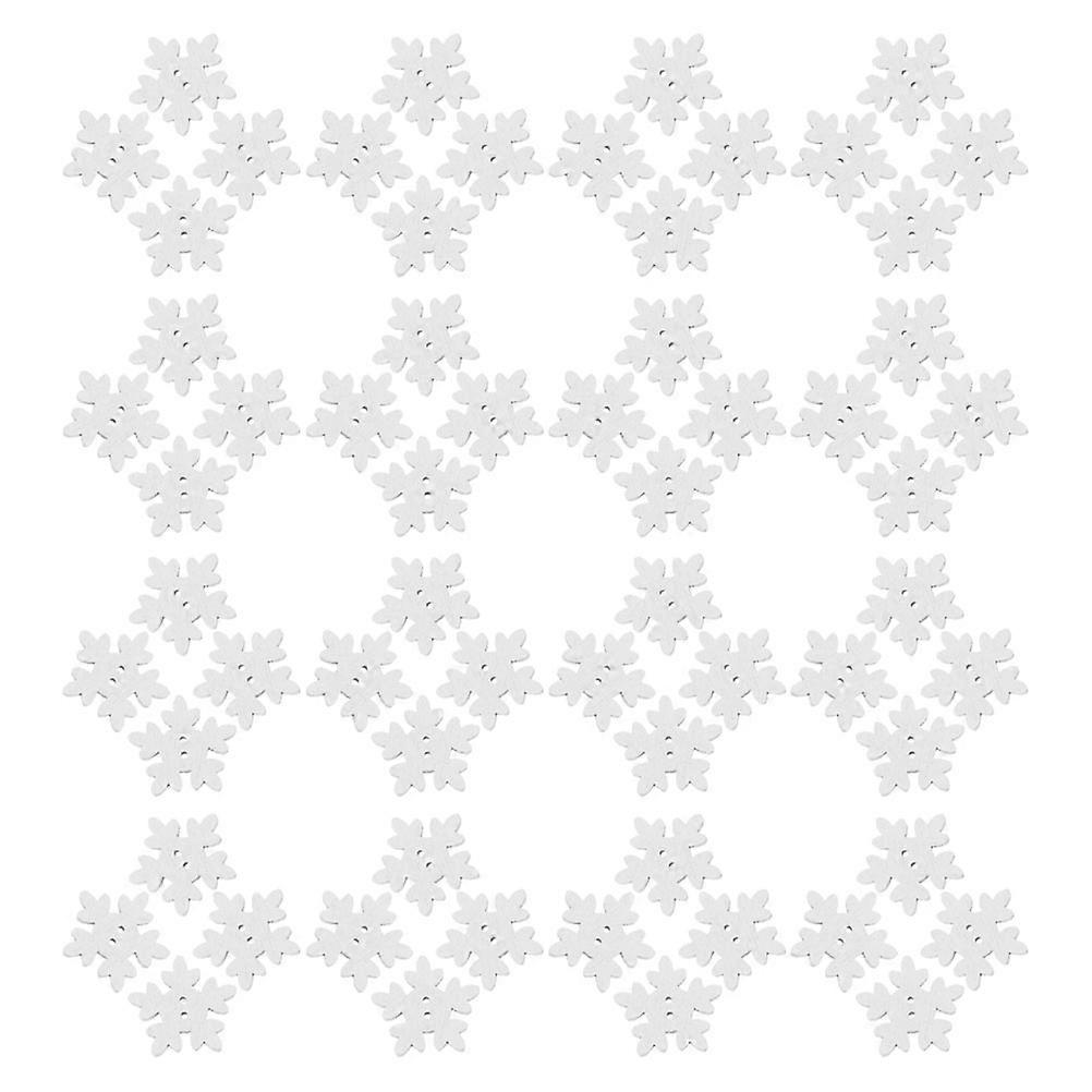 Craft Buttons Set 150Pcs Snowflake Design for Winter Seasonal Diy Project