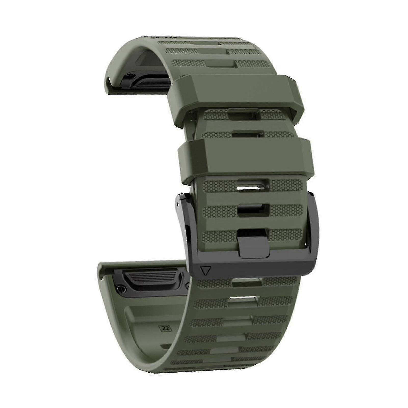 Silicone strap quick release for Garmin Fenix 6 & 5 22mm