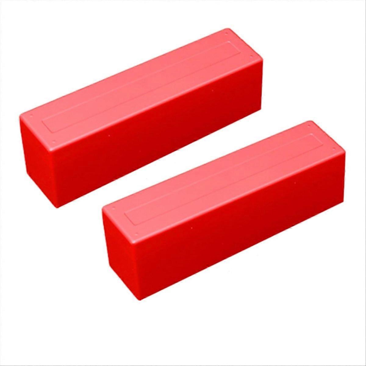 2Pcs Coin Slab Storage Box Compatible with 20 Slab Coin Holders,Red
