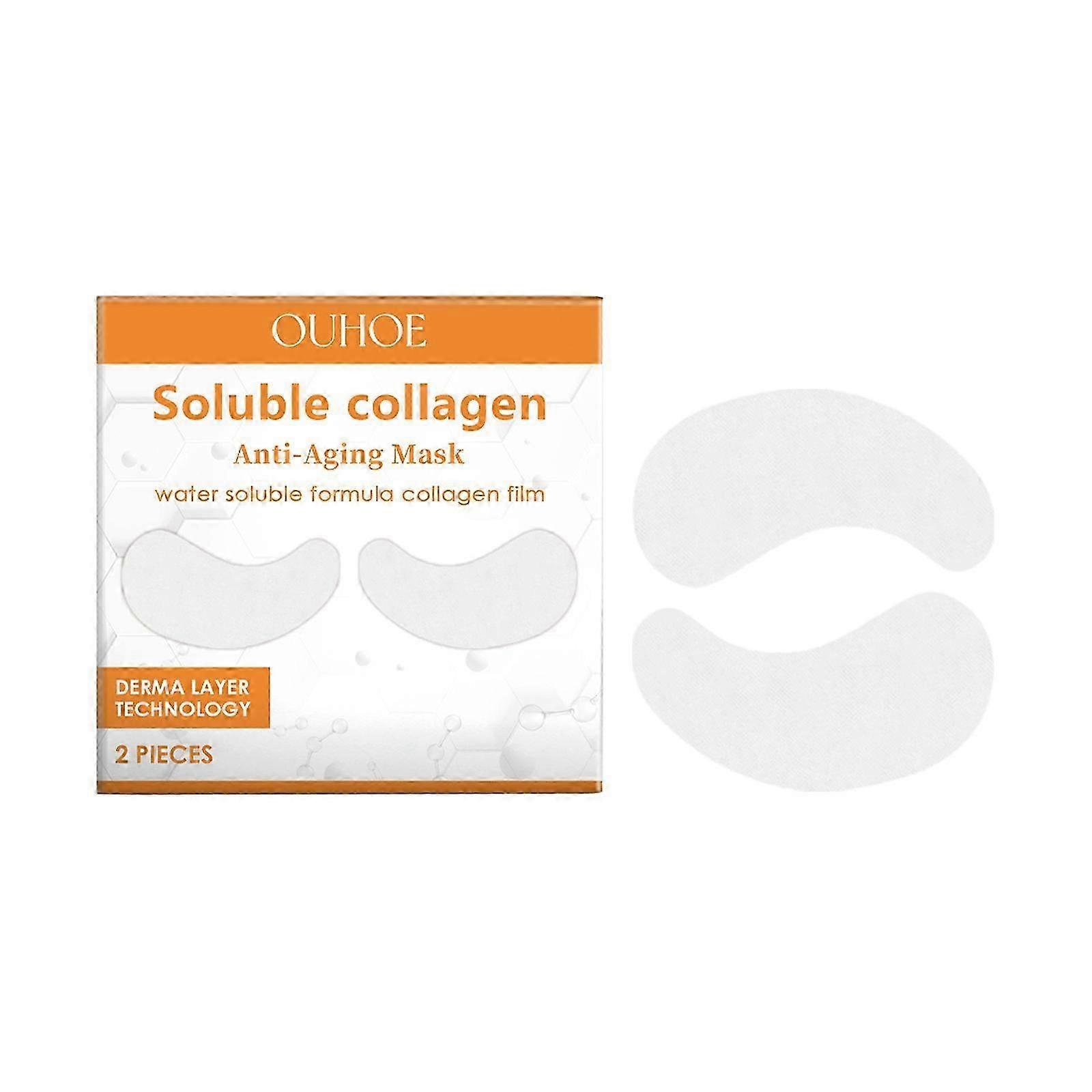 Collagen Eye Mask - Hydrating & Firming Treatment for Fine Lines, 2 Pieces