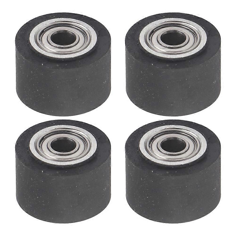 4Pcs Plotter Cutter Pinch Roller Paper Feed Roller Rubber Cutting Plotter Pinch Roller (4x11x16mm)