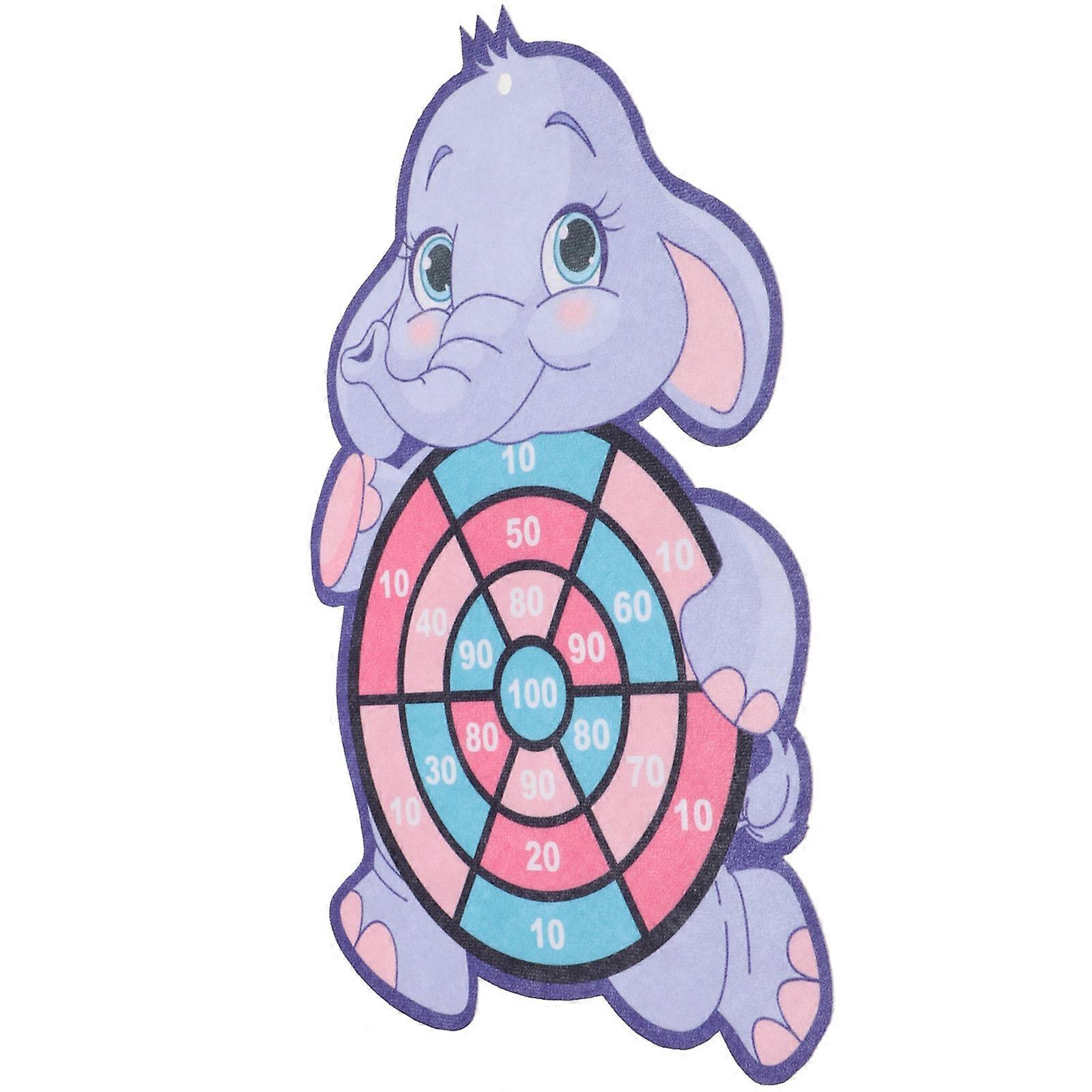 1 Set Cartoon Dart Board with Sticky Balls Kids Dart Board Game Set Party Favors