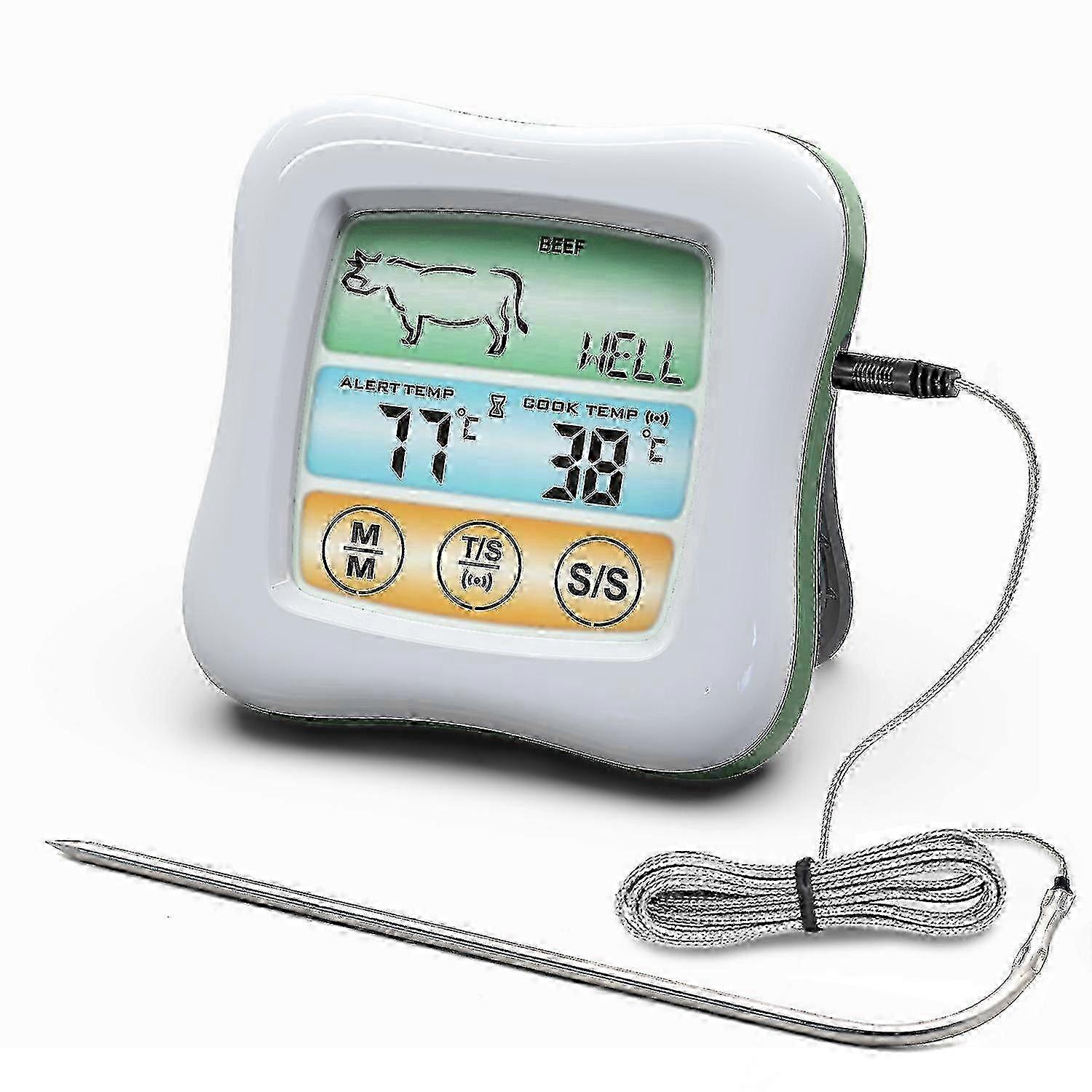 Dual-Probe Meat Thermometer With Lcd- Instant-Read For Oven/Grill/Smoker_pl