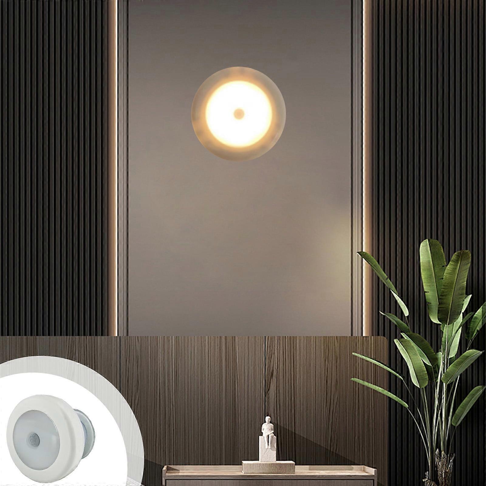 FloHua Back to School Home Essentials Clearance Smart Sensor Ceiling Lamp Sensor Wall Lamp Wardrobe Wall Lamp Battery Powered Graduation Gifts