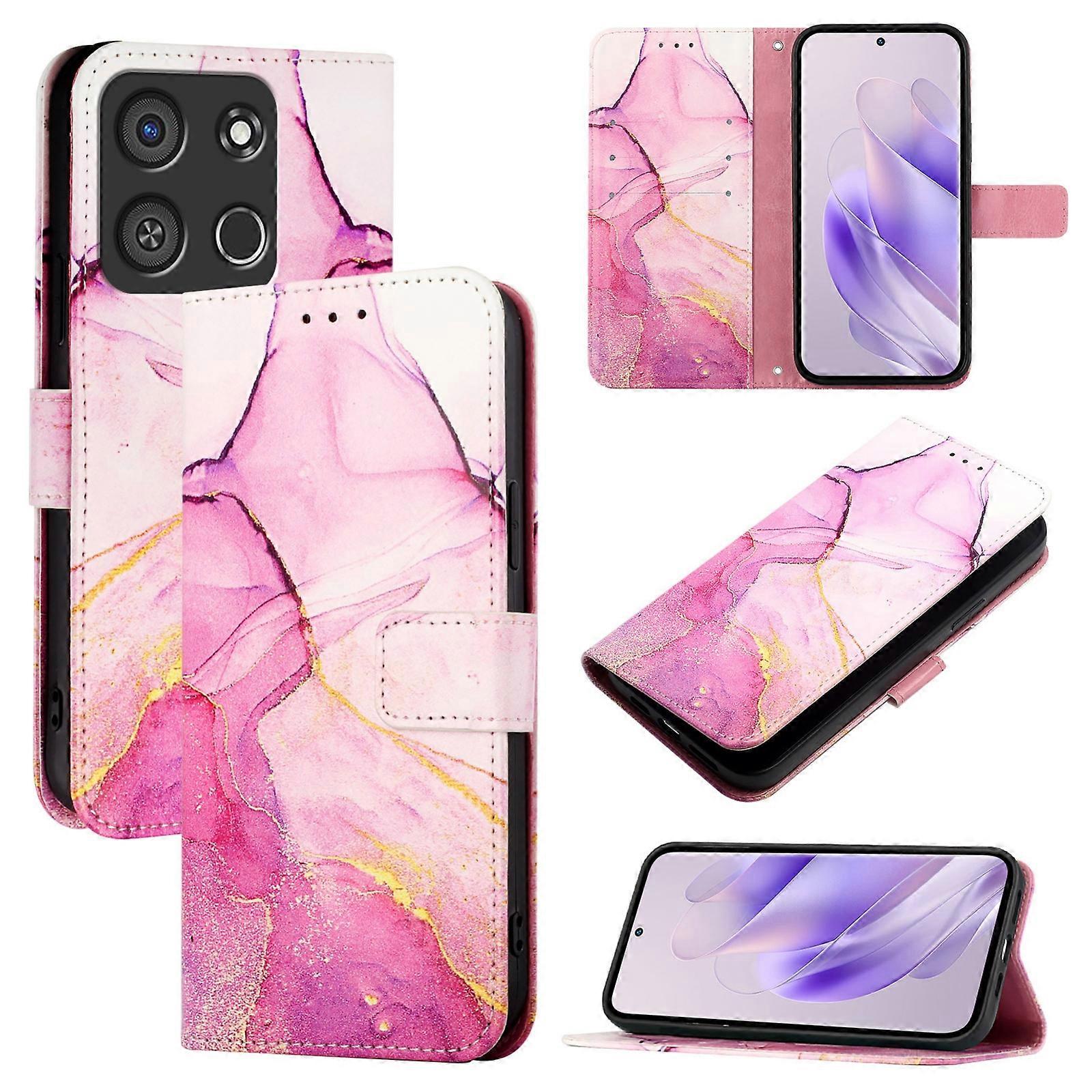 PT003 Marble Pattern Flip Leather Phone Case