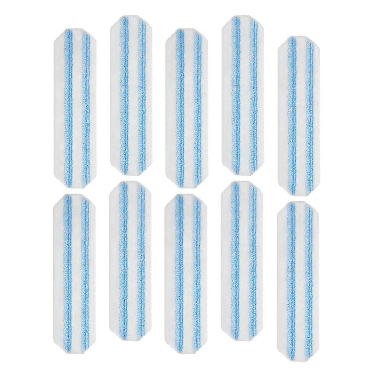 Replacement Mop Pads for / Flat Mop System Washable Reusable Microfiber Pads 10PCS