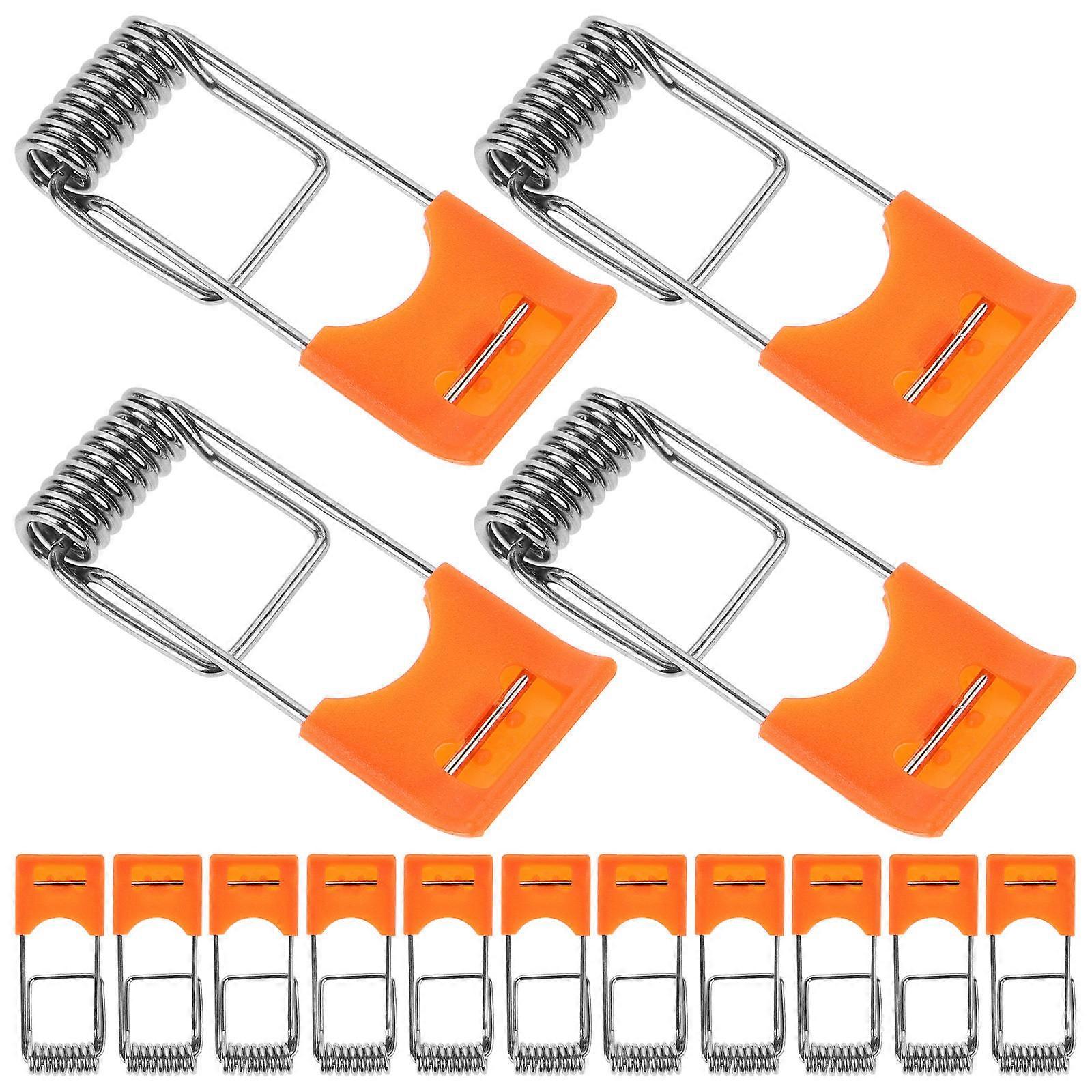 100pcs Downlight Retaining Spring Clips for Recessed Ceiling Light Panels Lamp Clamps