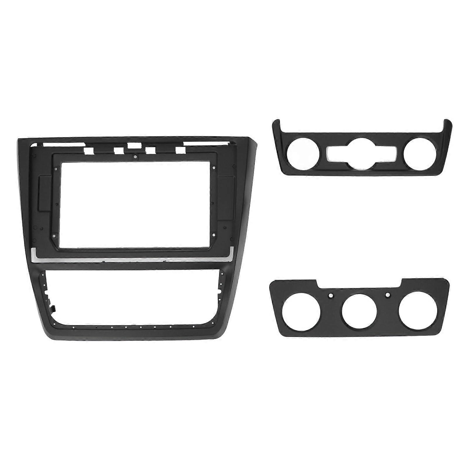 Car Stereo Dash Kit ABS Navigation Panel Frame with Precision Fit Black Bezel for Easy Installation
