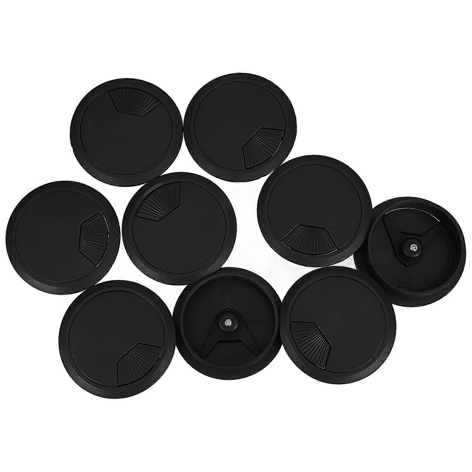 Desktop Grommet 60mm Cable Cord Organizer For General Users 9Pcs For Office Desk Stability