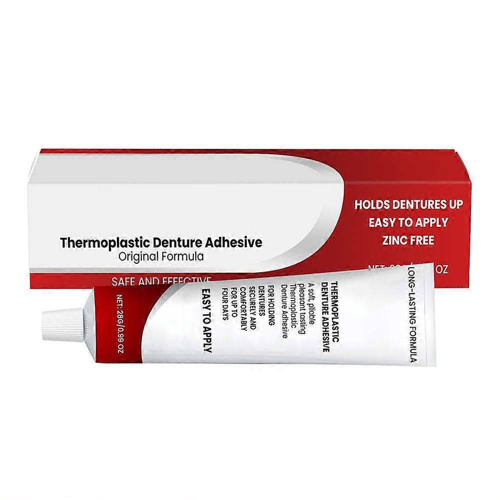 20/28g confort proth��se adh��sives colle soins des dents thermoplastique proth��se Silicone Reline Kit adh��sif coussin Friction fixe Dentu