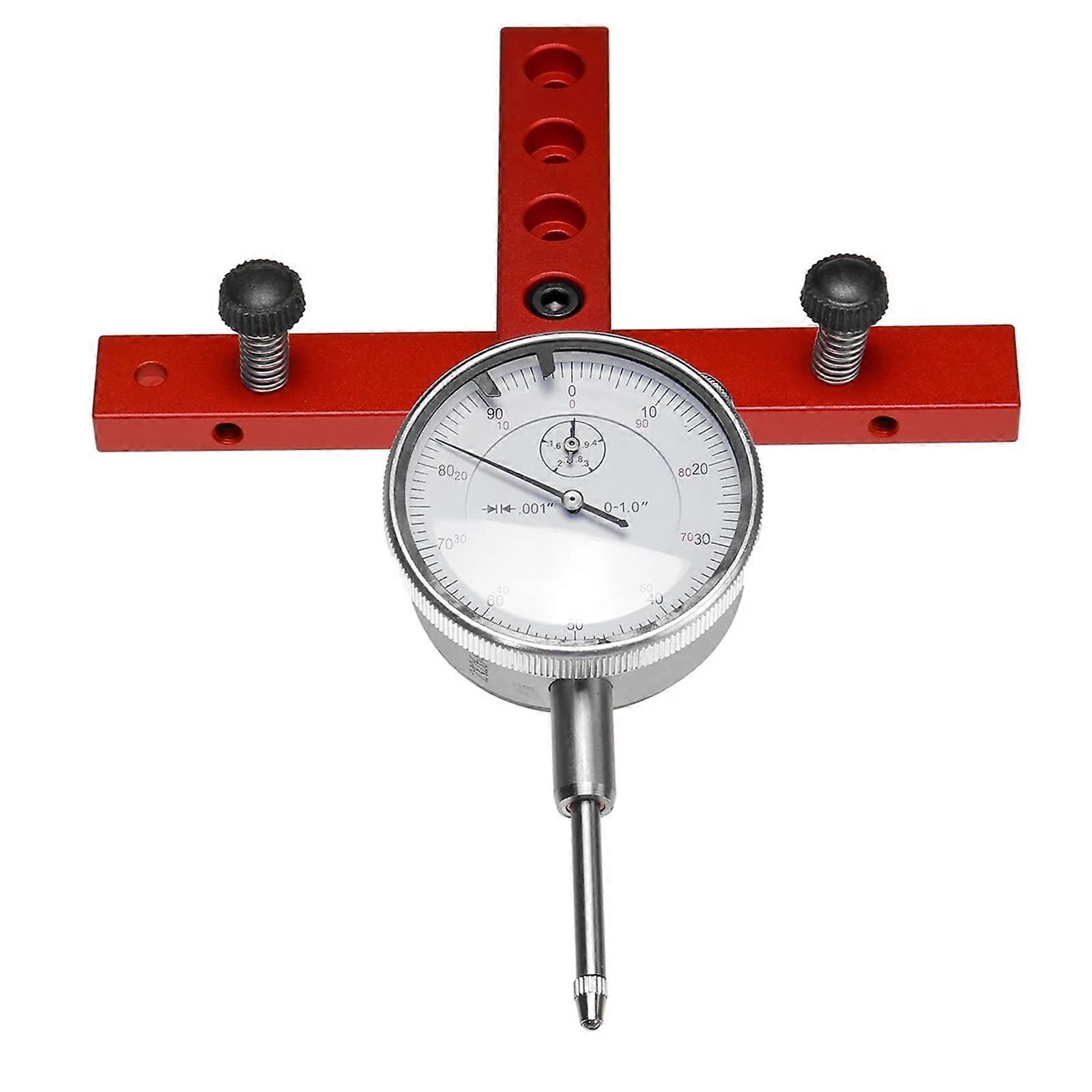 Precision Table Saw Alignment Gauge with Dial Indicator for Accurate Calibration, Aluminum Tool