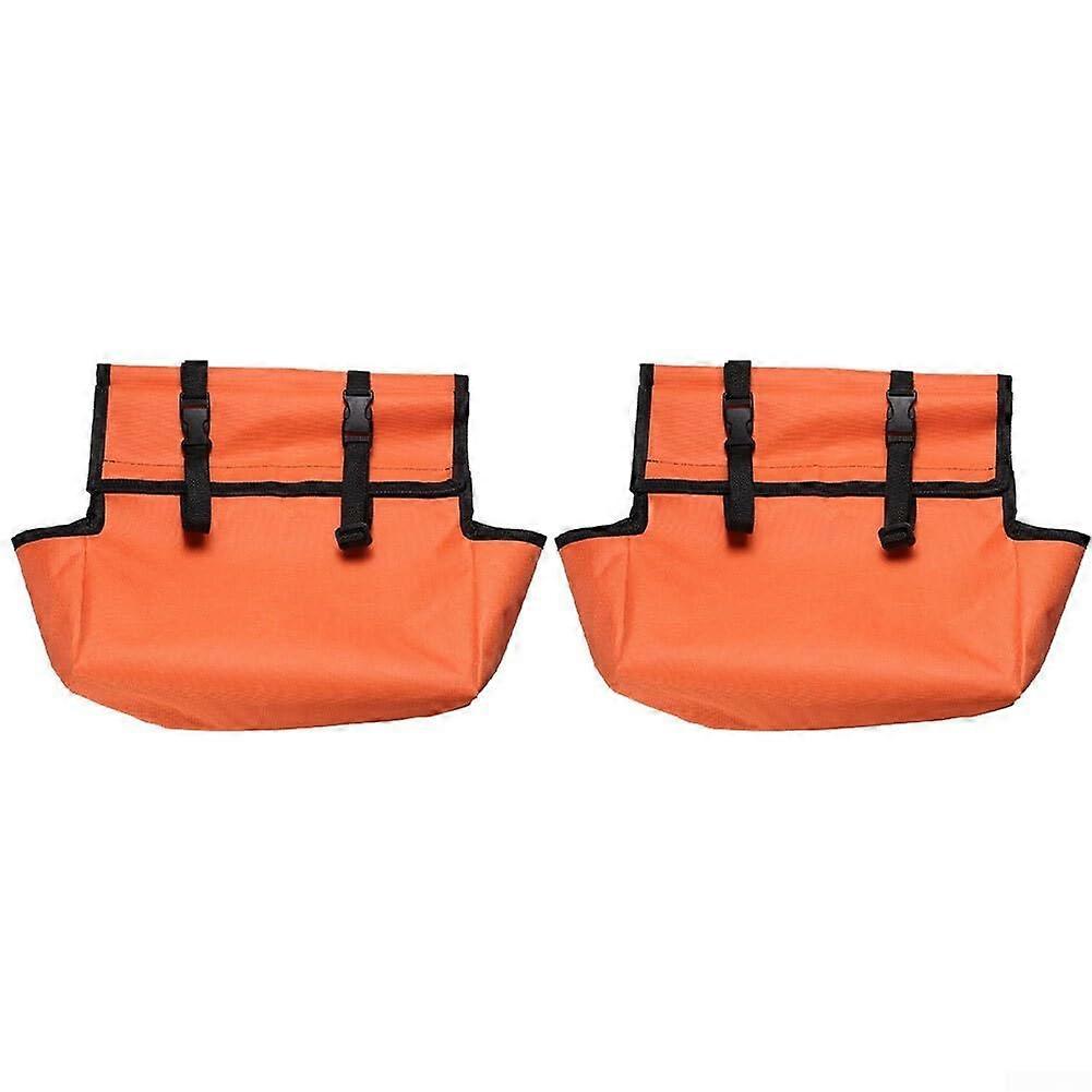 Set of 2 Heavy Duty Telescopic Ladder Tool Bags with Quick Attachment and Durable Oxford Fabric
