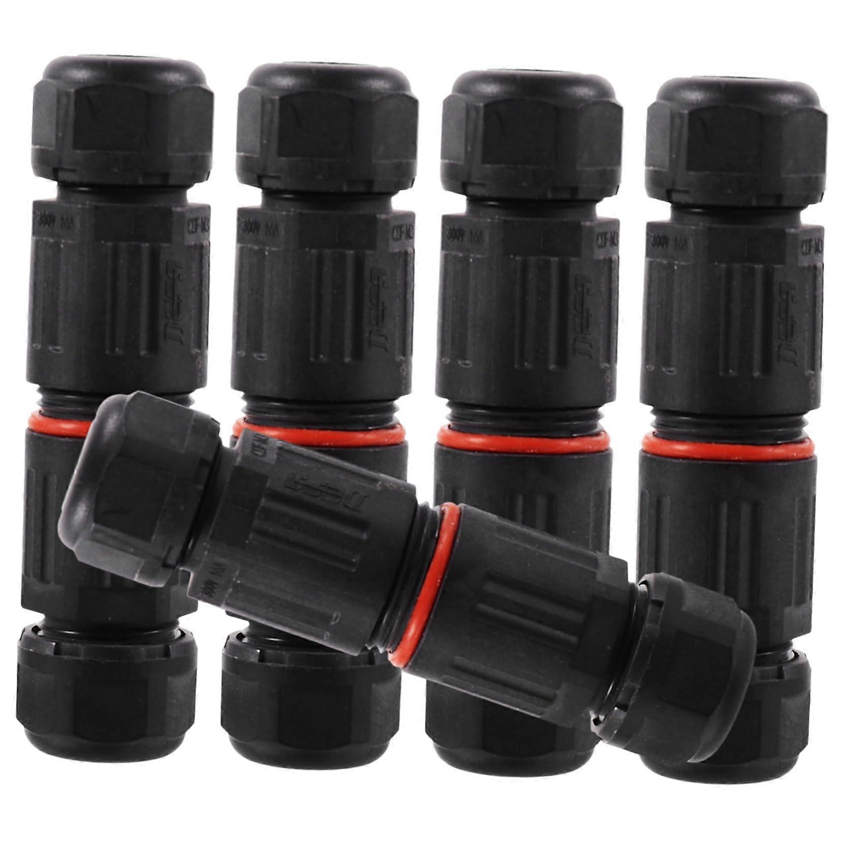 IP68 Waterproof Cable Connector Set, Tool Outdoor Electrical Connectors for Lighting and Cameras