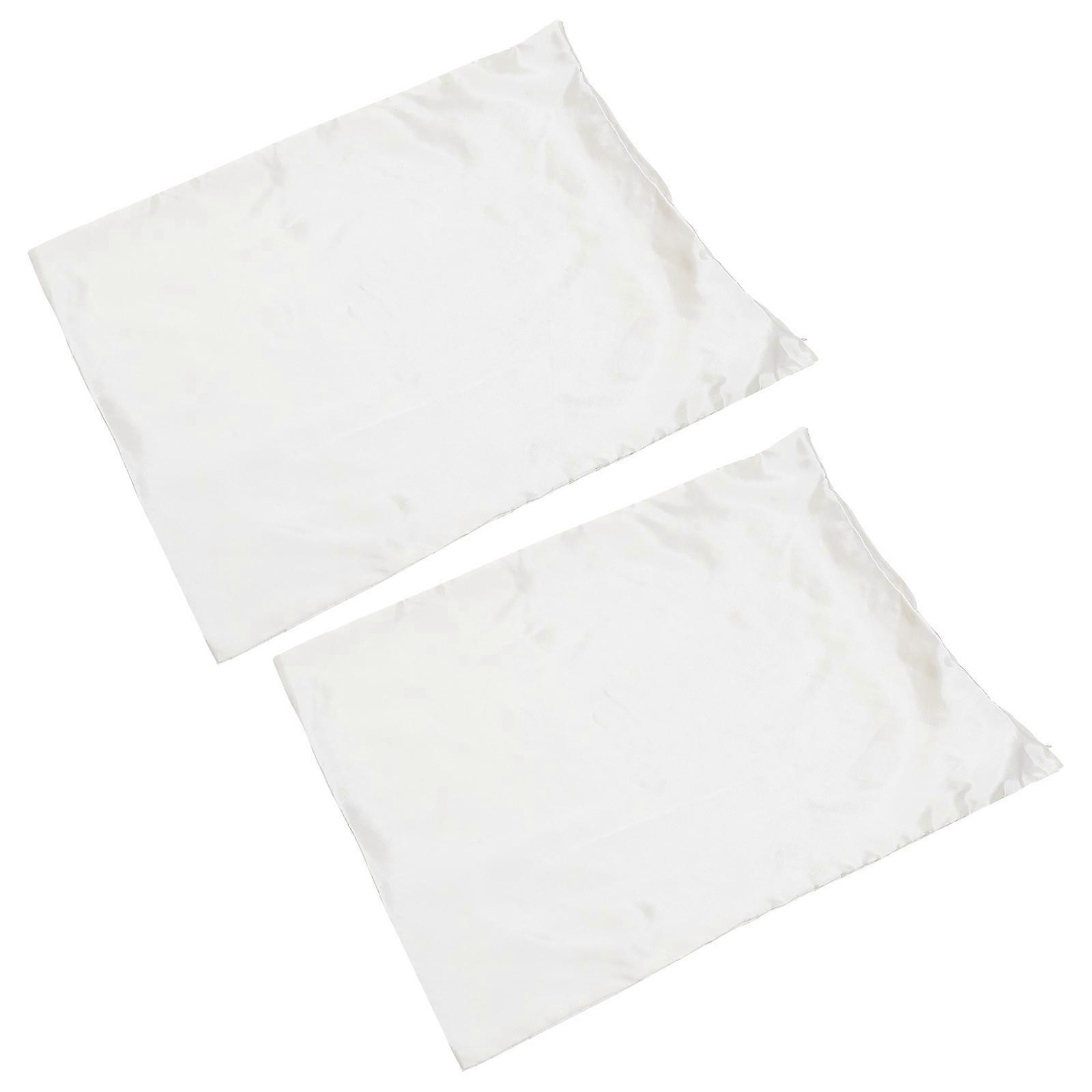 Bedroom Pillow Covers Pillowcases Cooling Comfortable Ice Silk 8Pcs Set