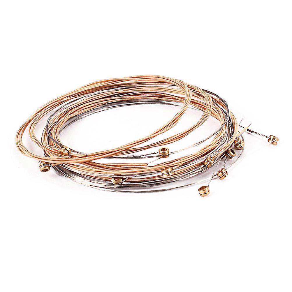 Guitar String Stainless Steel Durable 12 Strings Electric Guitar Strings Set 12Pcs