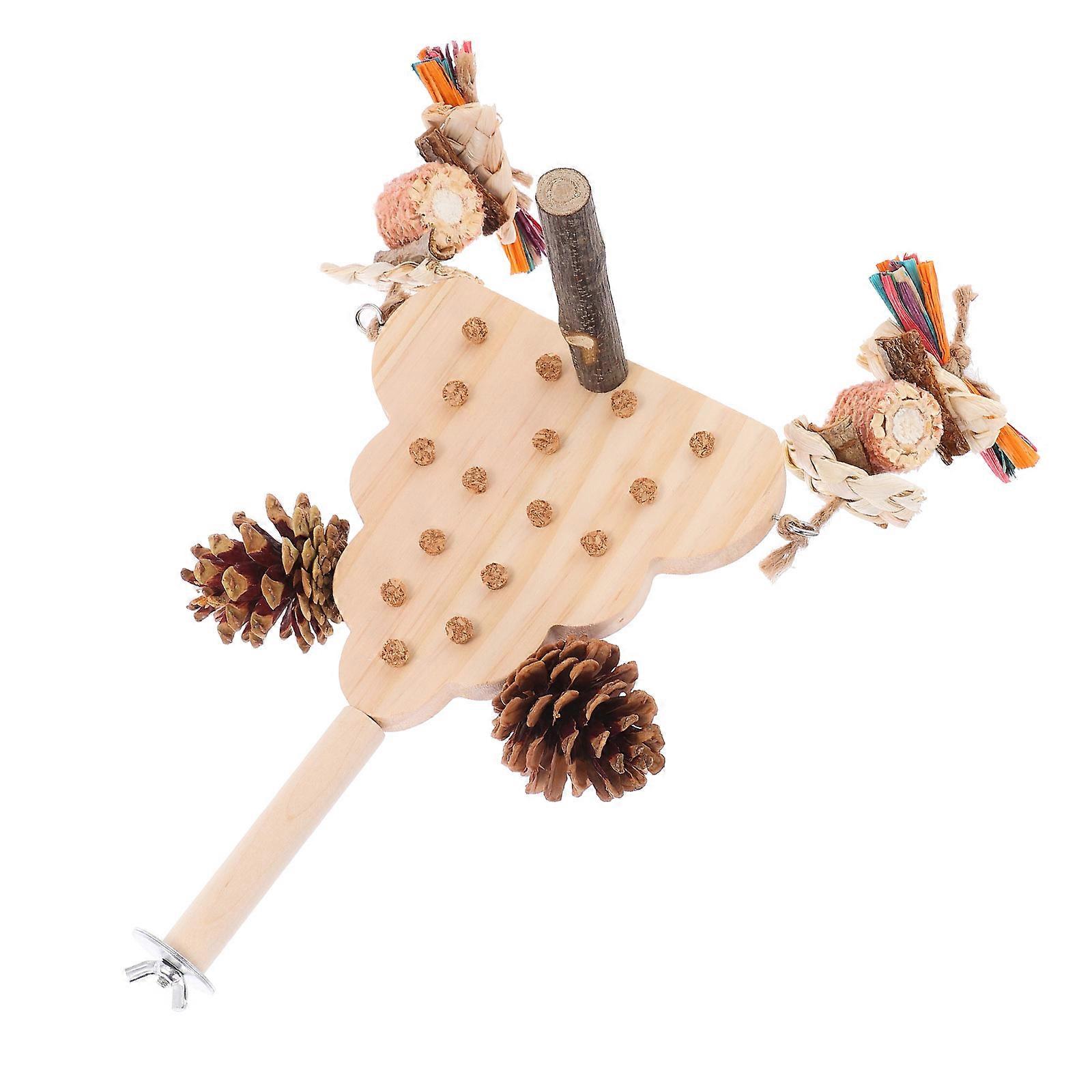 Bird Perch Platform Wood for Bird Cage Accessories