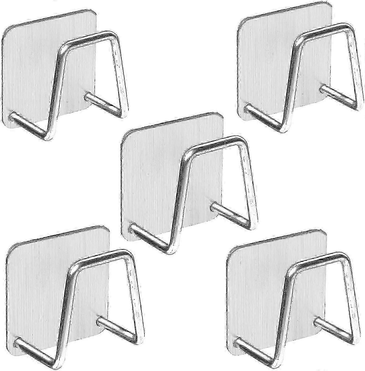 Small Stainless Steel Kitchen Sink Sponge Holder (5 Pcs)