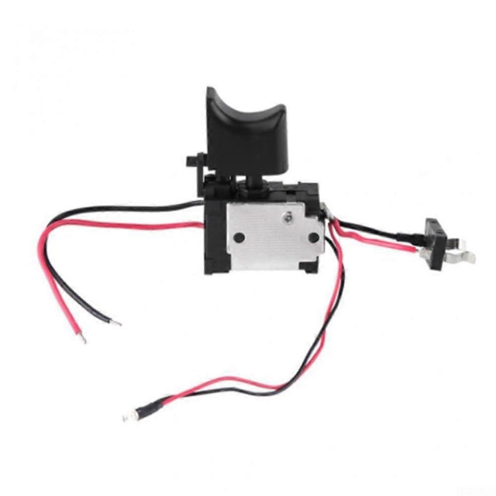 Drill Speed Control Switch 16A DC 7.2V24V with Adjustable Speed and Builtin Work Light