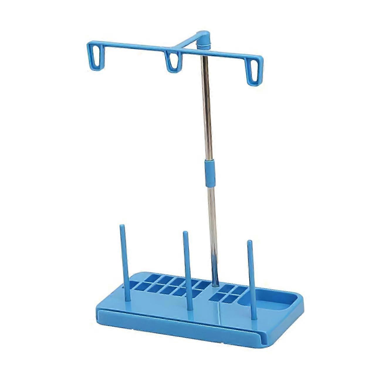 SkyBlue Thread Cone Stand with Weighted Base, Universal Sewing Spool Holder for Quilting