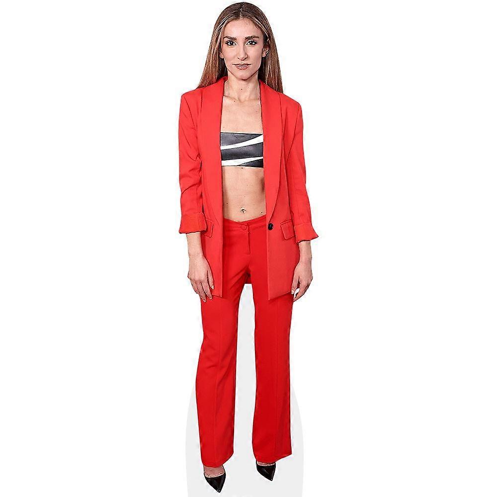 Iman Karram (Red Suit) Cardboard Cutout (lifesize OR mini size). Standee. Stand Up.