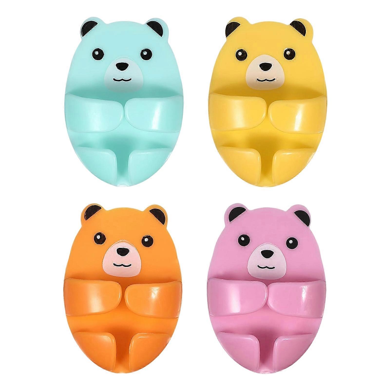 Self Adhesive Socket Hanger with Bear Design for Cable Management