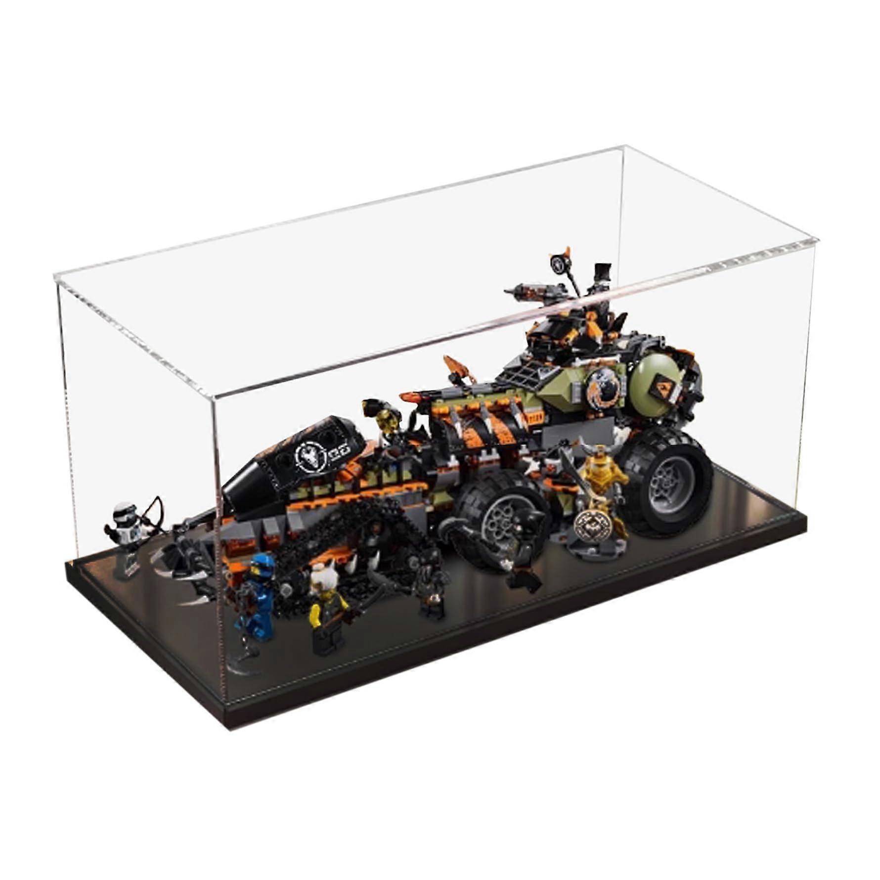 Acrylic Display Box for  70654 with Black Base, Clear Dustproof Case for Storage and Protection