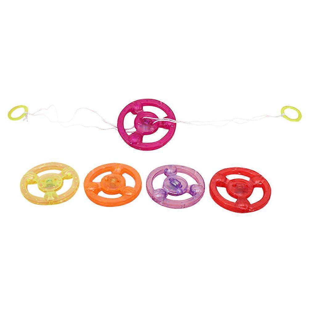 Flash Pulling Wheel Toy Educational Playthings with 10Pcs for Kids Playing